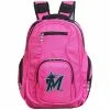 Promo 👏 Unbranded Miami Marlins Premium Laptop 🎒 Backpack Mrl Pink ❤️