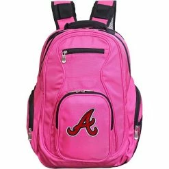 Wholesale 🛒 Unbranded Atlanta Braves Premium Laptop 🎒 Backpack Brv Gray ⭐