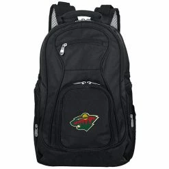 Buy 🔔 Unbranded Minnesota Wild Premium Laptop 🎒 Backpack Wld Black 🤩