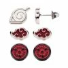 Best Pirce ❤️ Unbranded Naruto Shippuden Stud Earring Set 👏