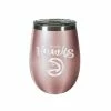 Outlet 🔔 Unbranded Atlanta Hawks 12 Oz. Rose Gold Wine Tumbler 💯