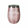 New ⭐ Unbranded Chicago Bulls 12 Oz. Rose Gold Wine Tumbler 🤩