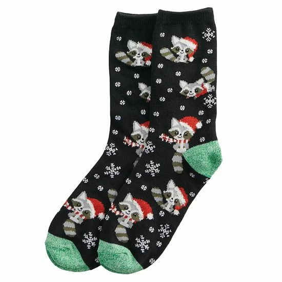 Hot Sale ✔️ Unbranded 👩 Women's Holiday Novelty Crew 🧦 Socks Gray Heather 🤩 - Image 12