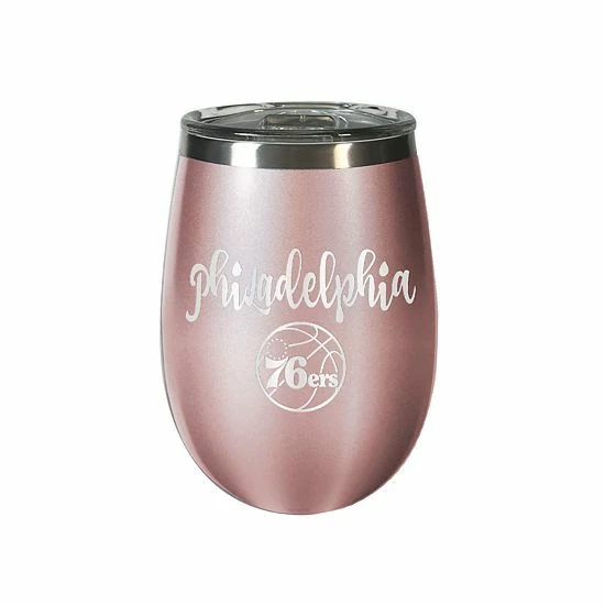 Wholesale ๐ Unbranded Philadelphia 76ers 12 Oz. Rose Gold Wine Tumbler ๐ฅฐ