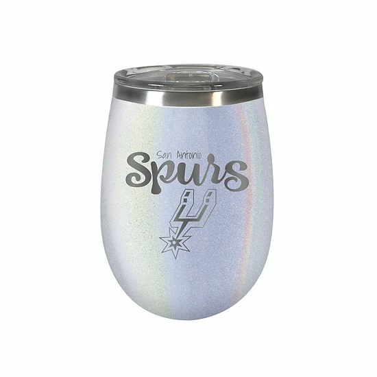 Discount ๐งจ Unbranded San Antonio Spurs 12 Oz. Opal Wine Tumbler ๐