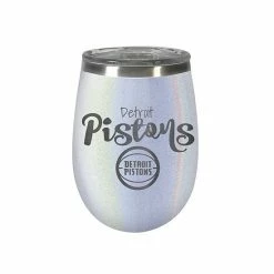 Discount ✔️ Unbranded Detroit Pistons 12 Oz. Opal Wine Tumbler 👍