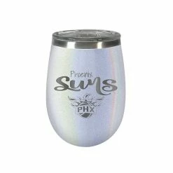 Outlet 🥰 Unbranded Phoenix Suns 12 Oz. Opal Wine Tumbler 🛒