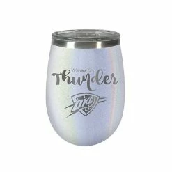 Cheapest 😉 Unbranded Oklahoma City Thunder 12 Oz. Opal Wine Tumbler 🔥