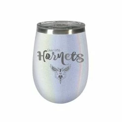 Promo ⭐ Unbranded Charlotte Hornets 12 Oz. Opal Wine Tumbler ⌛