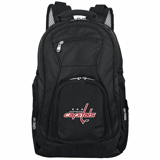 Outlet ๐ Unbranded Washington Capitals Premium Laptop ๐ Backpack Cap Black ๐