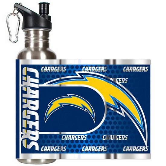 Buy ❤️ Unbranded San Diego Chargers Stainless Steel Water Bottle With Wrap 🧨
