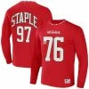 Hot Sale 🤩 Unbranded Men's NFL X Staple Red Tampa Bay Buccaneers Core Team Long Sleeve T-Shirt ❤️