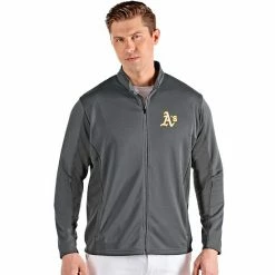 Outlet 🧨 Unbranded Men's Oakland Athletics Full Zip Jacket 🎉