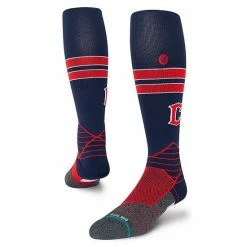 Outlet 🎉 Unbranded Men's Stance Cleveland Guardians Big C Diamond Pro Team Tube 🧦 Socks ✔️