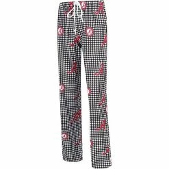 Top 10 🎉 Unbranded 👩 Women's Concepts Sport Black/White Alabama Crimson Tide Fairway Houndstooth Lounge Pants ⭐