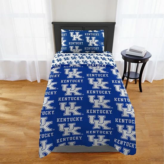 New ⭐ Unbranded University Of Kentucky Wildcats Twin Bed In A Bag Set ✨