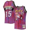 New 🛒 Unbranded Men's Mitchell & Ness Vince Carter Purple Toronto Raptors Hardwood Classics 1998-99 Lunar New Year Swingman Jersey 😍