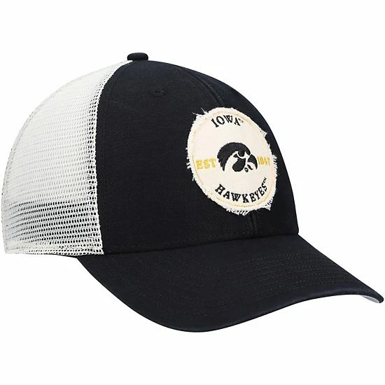 Outlet π Unbranded Men's '47 Black Iowa Hawkeyes Howell MVP Trucker Snapback Hat π - Image 4