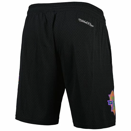 Brand new ✔️ Unbranded Men's Mitchell & Ness Black Chicago Bulls Hardwood Classics Color Bomb Energy Shorts 🤩 - Image 4