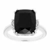 Hot Sale 😍 Unbranded Sterling Silver Diamond Accent & Black Onyx Ring 🎉