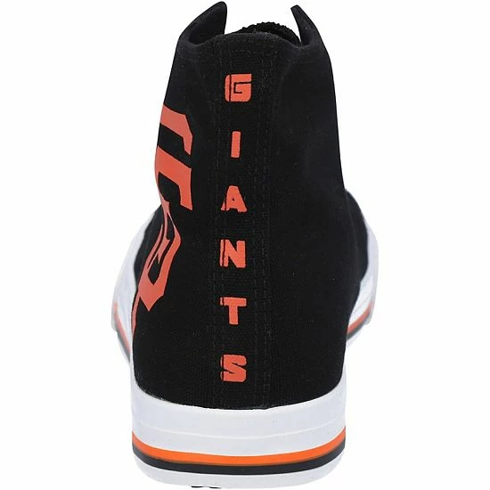 Outlet ๐ฏ Unbranded Men's FOCO San Francisco Giants Big Logo High Top Canvas ๐ Shoes ๐ - Image 4