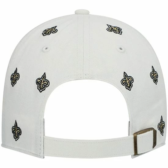 Wholesale ✔️ Unbranded 👩 Women's '47 White New Orleans Saints Confetti Clean Up Adjustable Hat 🥰 - Image 5