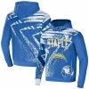 Discount 💯 Unbranded Men's NFL X Staple Blue Los Angeles Chargers All Over Print Pullover Hoodie 😍