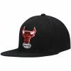 Brand new ✔️ Unbranded Men's Mitchell & Ness Black Chicago Bulls Hardwood Classics Core Snapback Hat ❤️