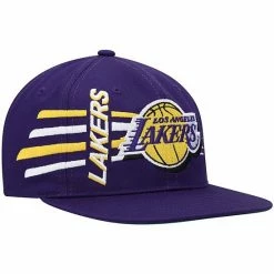 Coupon 👍 Unbranded Men's Mitchell & Ness Purple Los Angeles Lakers Retro Bolt Deadstock Snapback Hat 😀