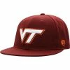 Hot Sale 👍 Unbranded Men's Top Of The World Maroon Virginia Tech Hokies Team Color Fitted Hat 🔥