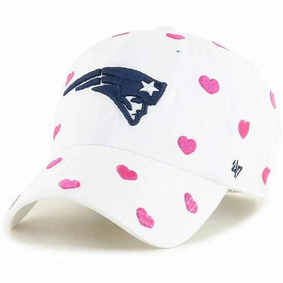 Best Sale ๐ Unbranded Toddler ๐ง Girls '47 White New England Patriots Surprise Clean Up Adjustable Hat โ - Image 2