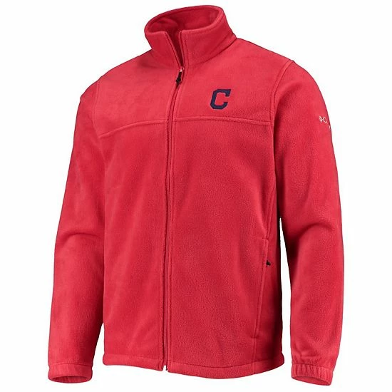 Flash Sale 👏 Unbranded Men's Columbia Red Cleveland Indians Full-Zip Flanker Jacket ✨ - Image 3