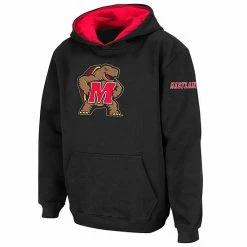 Top 10 🌟 Unbranded Youth Stadium Athletic Black Maryland Terrapins Big Logo Pullover Hoodie 🌟