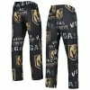Discount 🔥 Unbranded Men's Concepts Sport Black Vegas Golden Knights Windfall Allover Microfleece Pajama Pants 😀