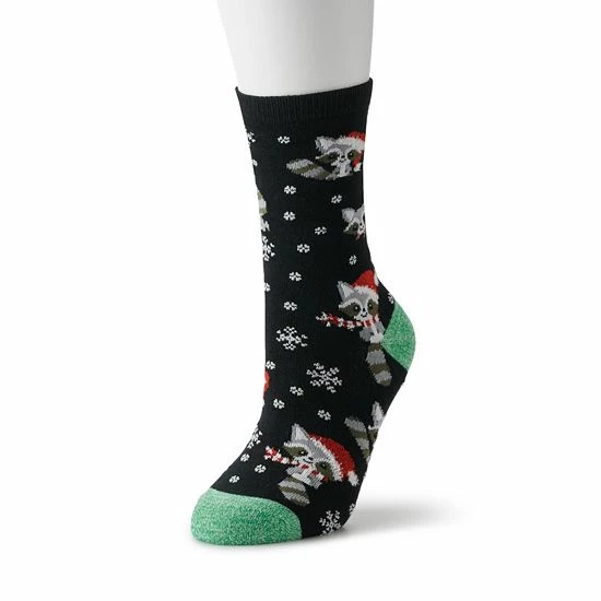 Hot Sale ✔️ Unbranded 👩 Women's Holiday Novelty Crew 🧦 Socks Gray Heather 🤩 - Image 18