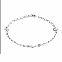 Best Pirce 🎁 Unbranded Sterling Silver Dolphin Pendants Anklet ⭐