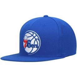 Best reviews of 👍 Unbranded Men's Mitchell & Ness Royal Philadelphia 76ers Team Ground Snapback Hat 😀