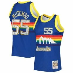 Brand new ✨ Unbranded Men's Mitchell & Ness Dikembe Mutombo Royal Denver Nuggets 1991-92 Hardwood Classics 75th Anniversary Diamond Swingman Jersey ⌛