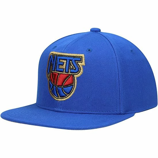 Top 10 โ๏ธ Unbranded Men's Mitchell & Ness Blue New Jersey Nets 50th Anniversary Snapback Hat ๐ฅ - Image 4
