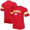 Budget 😉 Unbranded Men's Red Kansas City Chiefs Arm Stripe T-Shirt 👏
