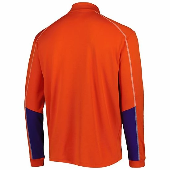 New ๐ Unbranded Men's Columbia Orange Clemson Tigers Shotgun 2.0 Omni-Wick Quarter-Zip Jacket ๐ - Image 4