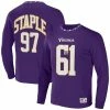 Cheapest ❤️ Unbranded Men's NFL X Staple Purple Minnesota Vikings Core Team Long Sleeve T-Shirt 🥰