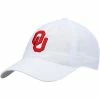 Budget 🌟 Unbranded Men's Top Of The World White Oklahoma Sooners Staple Adjustable Hat 😀