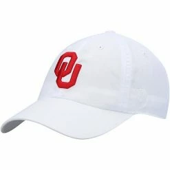 Budget 🌟 Unbranded Men's Top Of The World White Oklahoma Sooners Staple Adjustable Hat 😀