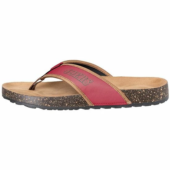 Cheap 💯 Unbranded Men's FOCO San Francisco 49ers Cork Flip Flops 🎁 - Image 3