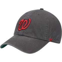 Budget ✨ Unbranded Men's '47 Graphite Washington Nationals Franchise Fitted Hat 👍