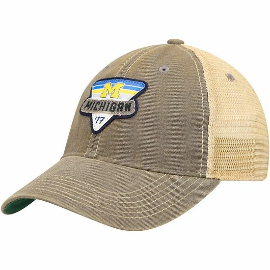 Wholesale ✨ Unbranded Men's Gray Michigan Wolverines Legacy Point Old Favorite Trucker Snapback Hat 🔔 - Image 2