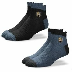 Buy ✔️ Unbranded 👩 Women's For Bare Feet Vegas Golden Knights 2-Pack Team Sleep Soft 🧦 Socks ❤️