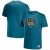 New 🤩 Unbranded Men's NFL X Staple Teal Jacksonville Jaguars Logo Lockup T-Shirt 🧨