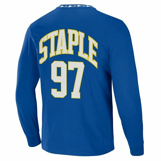 Hot Sale ✨ Unbranded Men's NFL X Staple Royal Los Angeles Rams Core Team Long Sleeve T-Shirt 😍 - Image 4